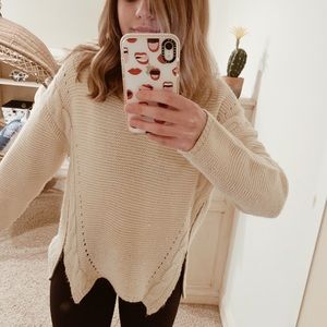 Blu Pepper Cream Sweater